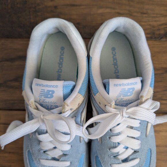 New Balance 574 sneakers light blue size 7 - Picture 8 of 15